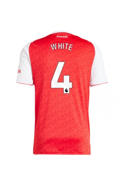Arsenal Ben White #4 Jalkapallovaatteet Kotipaita 2025-26 Lyhythihainen Arsenal Ben White #4 Jalkapallovaatteet Kotipaita 2025-26 Lyhythihainen